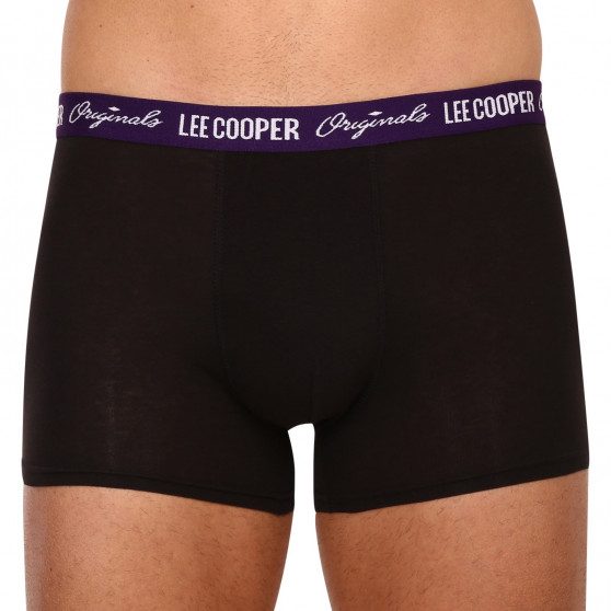 10PACK ανδρικό σορτς μποξεράκι Lee Cooper μαύρο (LCUBOX10P07-1951589)