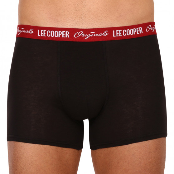 10PACK ανδρικό σορτς μποξεράκι Lee Cooper μαύρο (LCUBOX10P07-1951589)