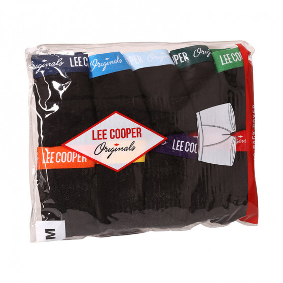 10PACK ανδρικό σορτς μποξεράκι Lee Cooper μαύρο (LCUBOX10P07-1951589)