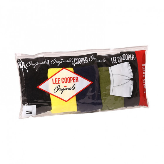 5PACK ανδρικό σορτς μποξεράκι Lee Cooper πολύχρωμο (LCUBOX5P6-1951582)