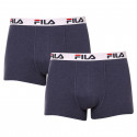 2PACK ανδρικό σορτσάκι μποξεράκι Fila μπλε (FU5016/2-272)