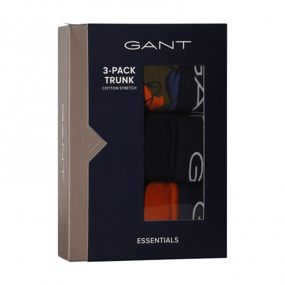 3PACK ανδρικό σορτς μποξεράκι Gant πολύχρωμο (902233443-369)