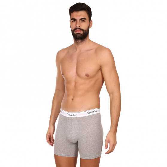 3PACK ανδρικό σορτς μποξεράκι Calvin Klein πολύχρωμο (NB2381A-MP1)