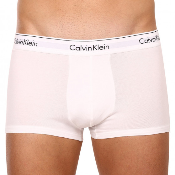 3PACK ανδρικό σορτς μποξεράκι Calvin Klein λευκό (NB2380A-100)