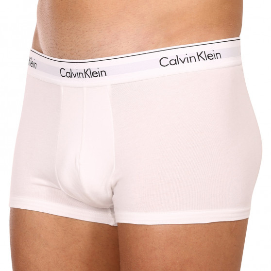 3PACK ανδρικό σορτς μποξεράκι Calvin Klein λευκό (NB2380A-100)