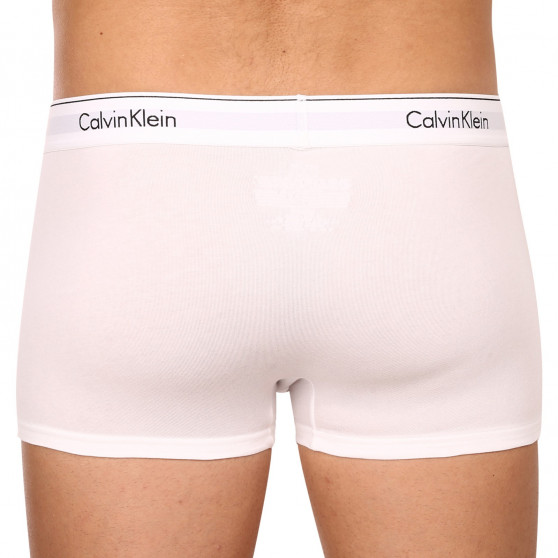 3PACK ανδρικό σορτς μποξεράκι Calvin Klein λευκό (NB2380A-100)