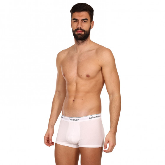 3PACK ανδρικό σορτς μποξεράκι Calvin Klein λευκό (NB2380A-100)