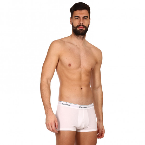 3PACK ανδρικό σορτς μποξεράκι Calvin Klein λευκό (NB2380A-100)