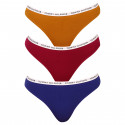 3PACK γυναικείο στρινγκ Tommy Hilfiger πολύχρωμο (UW0UW02829 0XH)