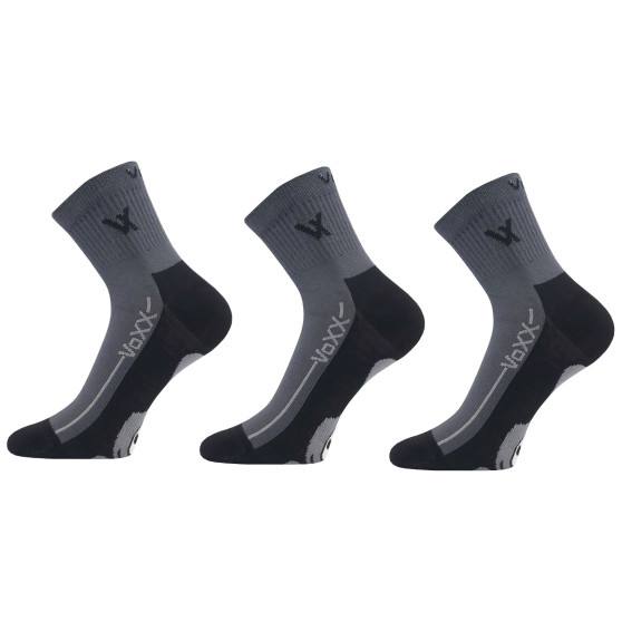 3PACK κάλτσες VoXX σκούρο γκρι (Barefootan-darkgrey)