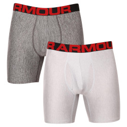 2PACK ανδρικό σορτς μποξεράκι Under Armour γκρι (1363619 011)