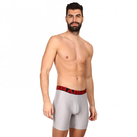 2PACK ανδρικό σορτς μποξεράκι Under Armour γκρι (1363619 011)