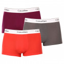 3PACK ανδρικό σορτς μποξεράκι Calvin Klein πολύχρωμο (NB2380A-6ME)