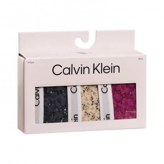 3PACK γυναικείο εσώρουχο Calvin Klein oversized πολύχρωμο (QD3975E-6Q2)