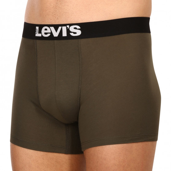 2PACK ανδρικό σορτς μποξεράκι Levis πράσινο (905001001 011)