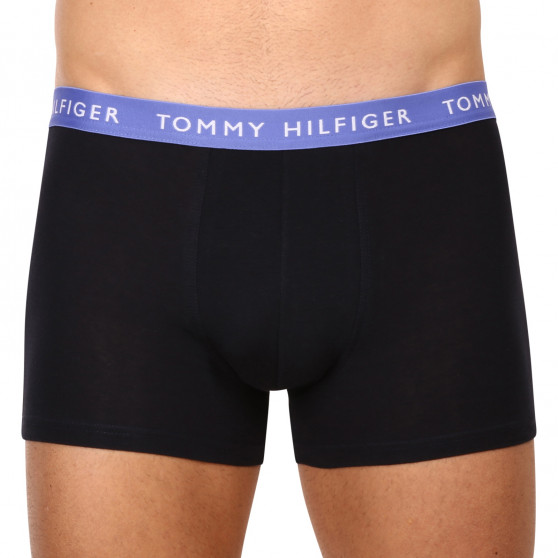 3PACK ανδρικό σορτς μποξεράκι Tommy Hilfiger σκούρο μπλε (UM0UM02324 0V1)