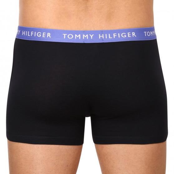 3PACK ανδρικό σορτς μποξεράκι Tommy Hilfiger σκούρο μπλε (UM0UM02324 0V1)