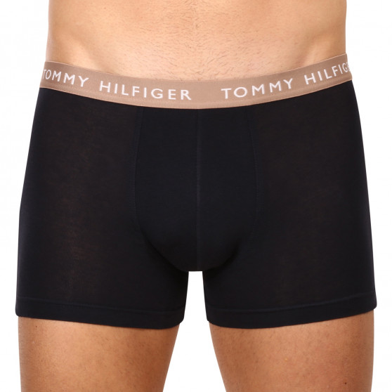 3PACK ανδρικό σορτς μποξεράκι Tommy Hilfiger σκούρο μπλε (UM0UM02324 0V1)