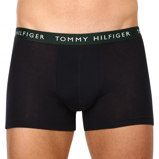 3PACK ανδρικό σορτς μποξεράκι Tommy Hilfiger σκούρο μπλε (UM0UM02324 0V1)