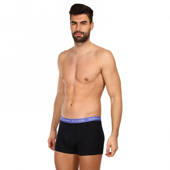 3PACK ανδρικό σορτς μποξεράκι Tommy Hilfiger σκούρο μπλε (UM0UM02324 0V1)