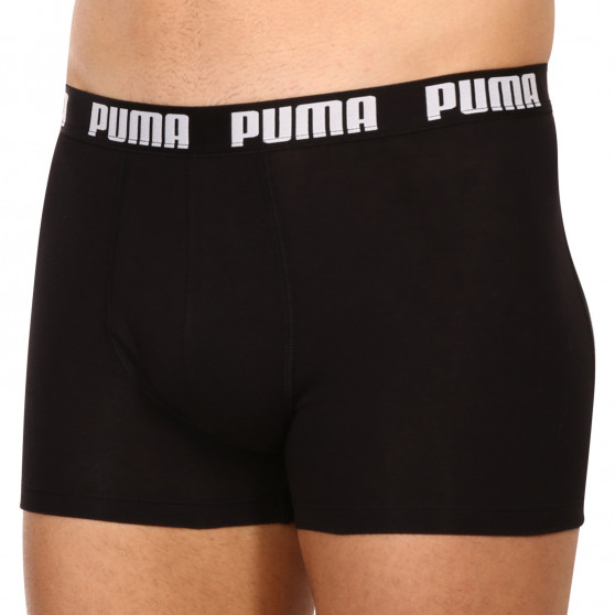 3PACK ανδρικό σορτς μποξεράκι Puma μαύρο (701206546 001)