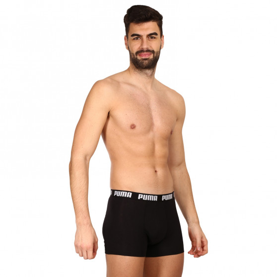 3PACK ανδρικό σορτς μποξεράκι Puma μαύρο (701206546 001)