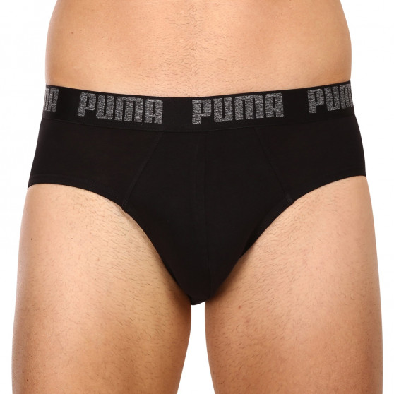 2PACK ανδρικό σλιπ Puma μαύρο (521030001 230)