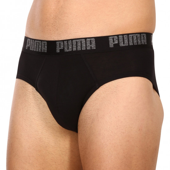 2PACK ανδρικό σλιπ Puma μαύρο (521030001 230)