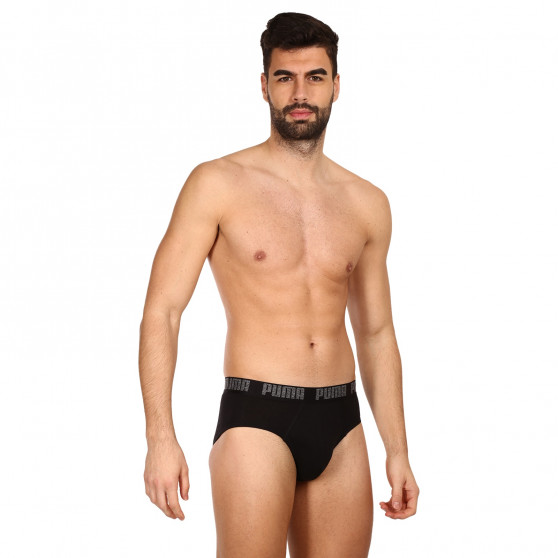 2PACK ανδρικό σλιπ Puma μαύρο (521030001 230)