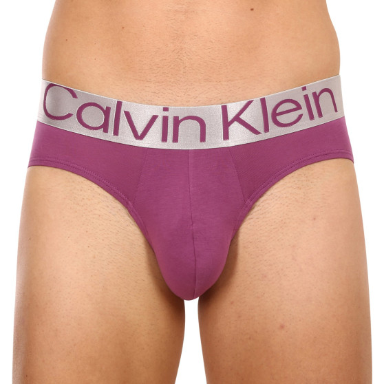 3PACK ανδρικό σλιπ Calvin Klein πολύχρωμο (NB3129A-C7Y)