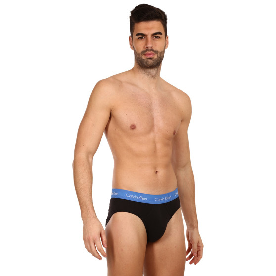 3PACK ανδρικό σλιπ Calvin Klein πολύχρωμο (U2661G-CAZ)