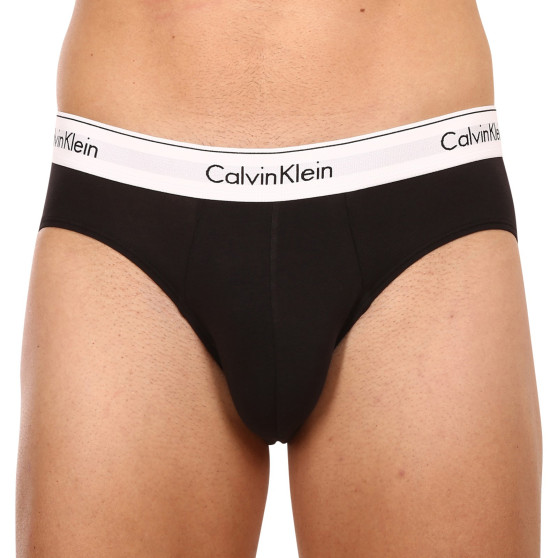 3PACK ανδρικό σλιπ Calvin Klein μαύρο (NB2379A-001)