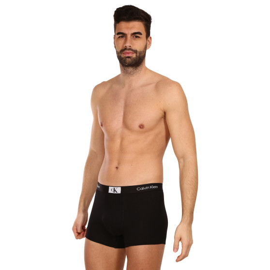 3PACK ανδρικό σορτς μποξεράκι Calvin Klein μαύρο (NB3528A-UB1)