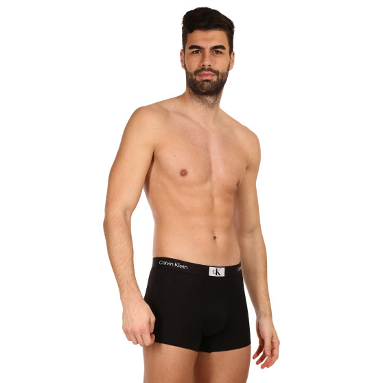 3PACK ανδρικό σορτς μποξεράκι Calvin Klein μαύρο (NB3528A-UB1)