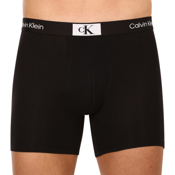 3PACK ανδρικό σορτς μποξεράκι Calvin Klein μαύρο (NB3529A-UB1)