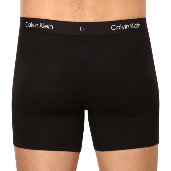 3PACK ανδρικό σορτς μποξεράκι Calvin Klein μαύρο (NB3529A-UB1)