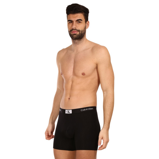 3PACK ανδρικό σορτς μποξεράκι Calvin Klein μαύρο (NB3529A-UB1)