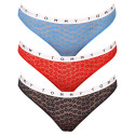 3PACK γυναικείο εσώρουχο Tommy Hilfiger πολύχρωμο (UW0UW02522 0V7)