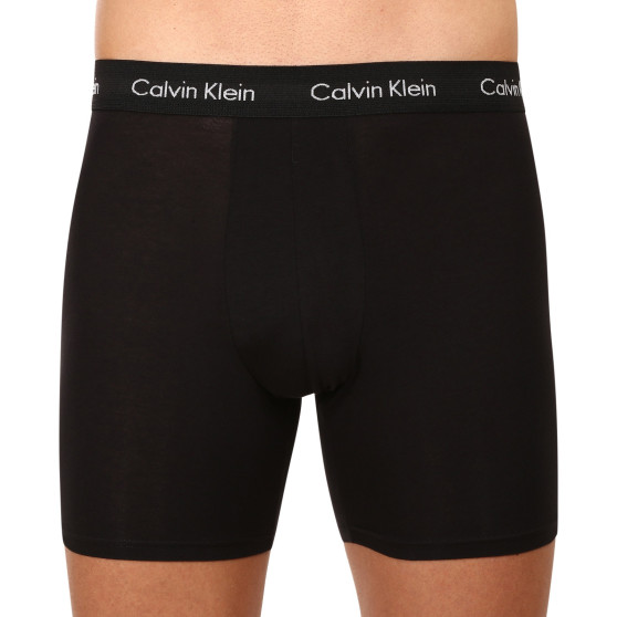 3PACK ανδρικό σορτς μποξεράκι Calvin Klein μαύρο (NB1770A-XWB)