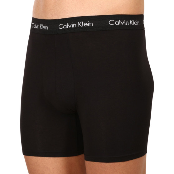 3PACK ανδρικό σορτς μποξεράκι Calvin Klein μαύρο (NB1770A-XWB)