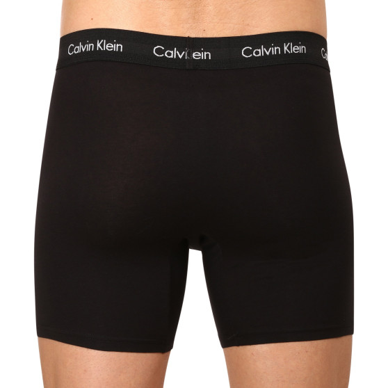 3PACK ανδρικό σορτς μποξεράκι Calvin Klein μαύρο (NB1770A-XWB)