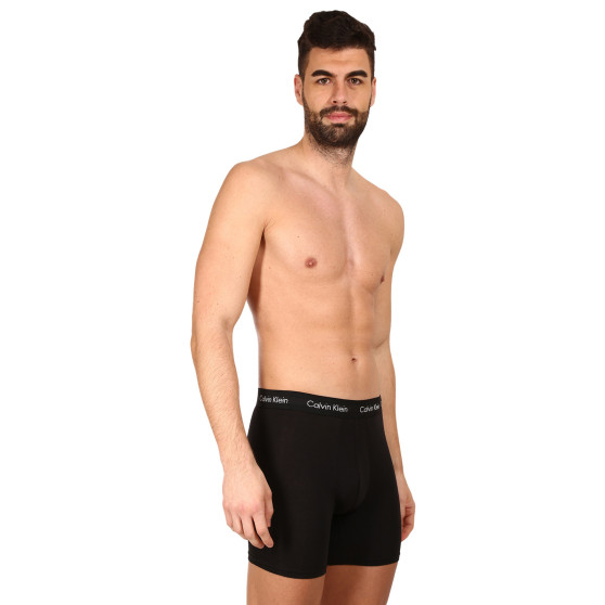 3PACK ανδρικό σορτς μποξεράκι Calvin Klein μαύρο (NB1770A-XWB)