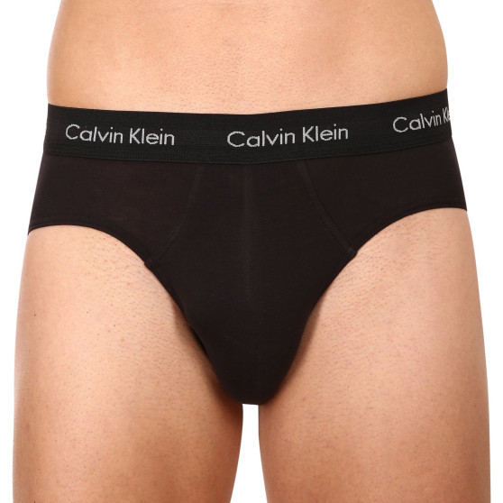 3PACK ανδρικό σλιπ Calvin Klein μαύρο (U2661G-CAQ)