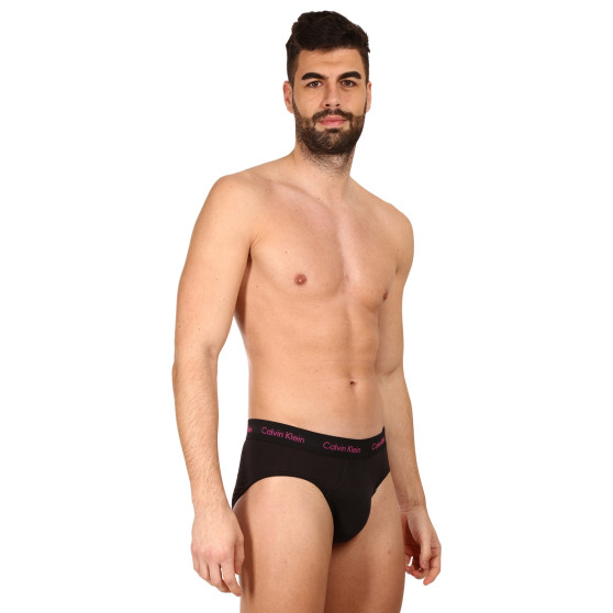 3PACK ανδρικό σλιπ Calvin Klein μαύρο (U2661G-CAQ)