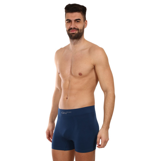 Ανδρικά σορτς μποξεράκια Gino seamless bamboo petrol (54004)