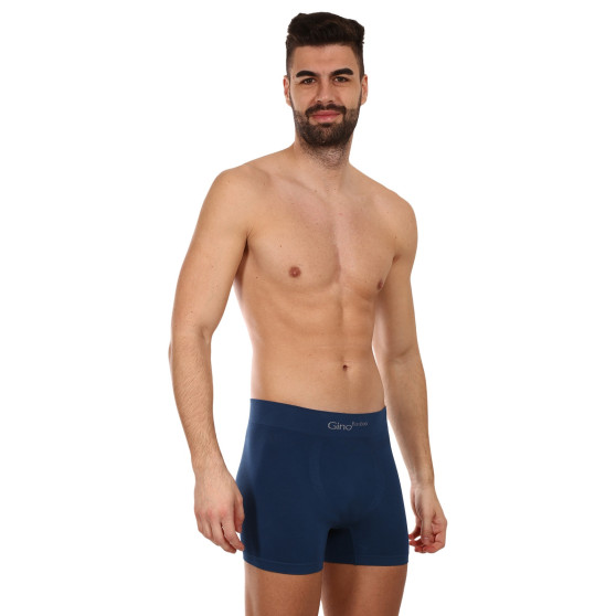 Ανδρικά σορτς μποξεράκια Gino seamless bamboo petrol (54004)