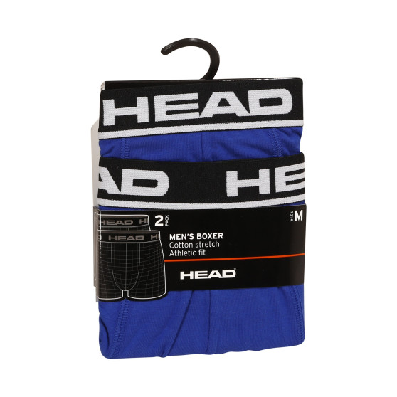 2PACK Ανδρικό σορτς μποξεράκι HEAD μπλε (701202741 006)