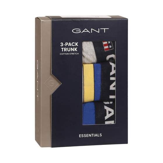 3PACK ανδρικό σορτς μποξεράκι Gant πολύχρωμο (902313073-447)