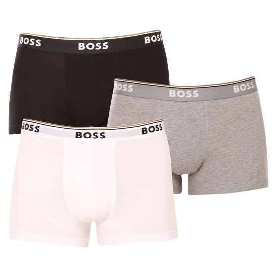 3PACK ανδρικό σορτς μποξεράκι BOSS πολύχρωμο (50475274 999)