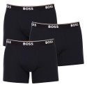 3PACK ανδρικό σορτς μποξεράκι BOSS σκούρο μπλε (50475282 480)